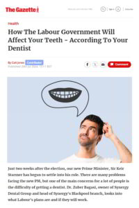 How The Labour Government Will Affect Your Teeth - According To Your Dentist